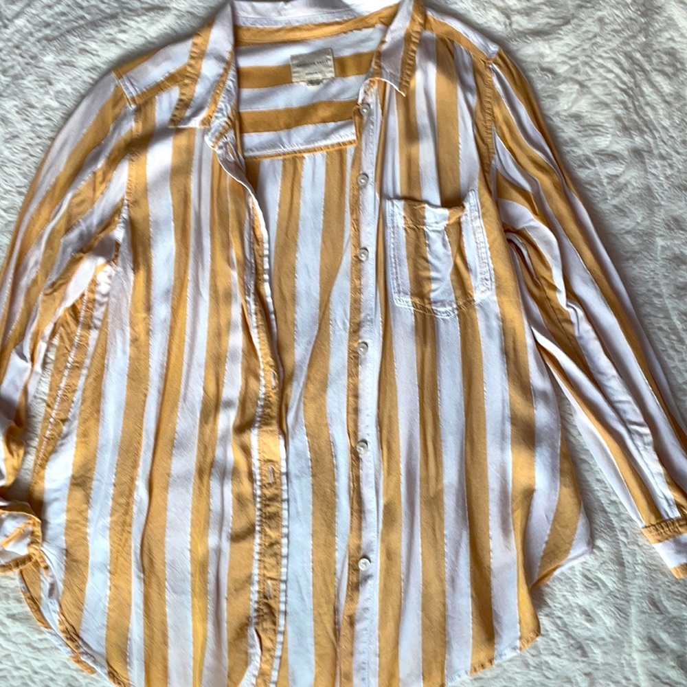 Striped American eagle oversized fit